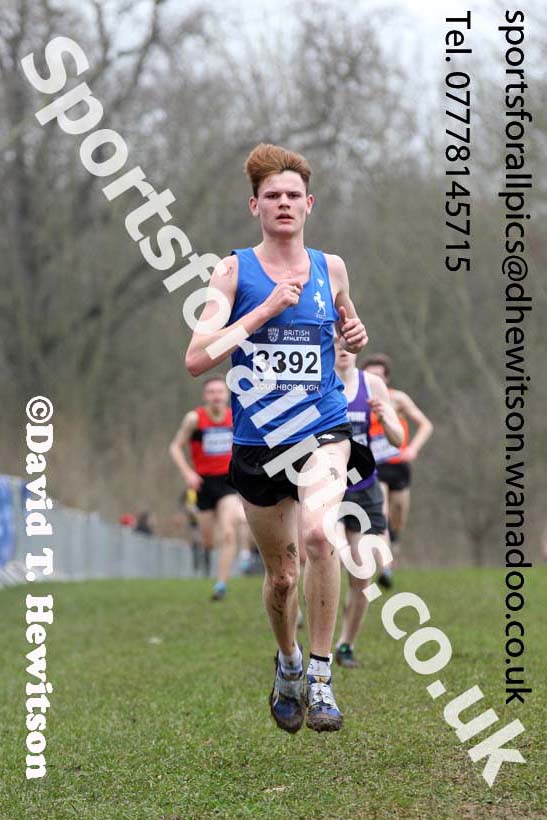 Mens under-17s Inter Counties Cross Country, Prestwold Hall, Loughborough. Photo: David T. Hewitson/Sports for All Pics